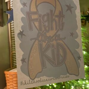 FIGHT LIKE A KID 
#childhoodcancerawareness